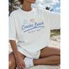 [Graphic Print T-Shirt] Graphic Print T-Shirt, Short Sleeve Crew Neck Casual Top for Summer & Spring, Women's Clothing