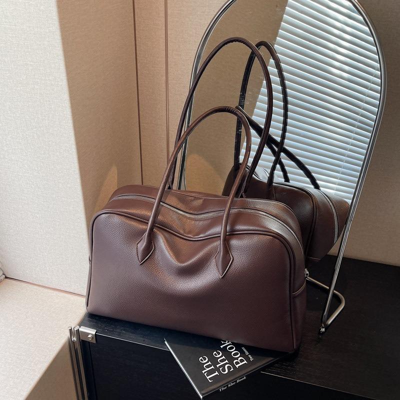 Retro big bag, new shoulder commuter bag, large capacity women's tote bag, underarm handbag women's