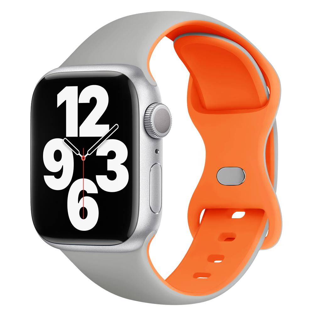 Silicone Strap For Apple Watch Band 44mm 45mm 41mm 40mm 49mm 42mm 38mm 46MM Sport Bracelet iWatch Series Ultra 2 SE 10 9 8 7 6 5