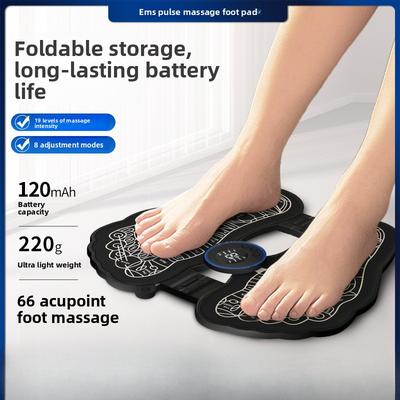 Inteligentní pulzní masážní přístroj na nohy Elektrická akupunktura Relaxace Akupresurní body Skládací podložka na nohy Masážní přístroj na nohy