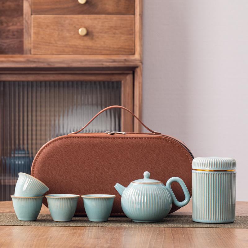 Qingchuan Portable Travel Tea Set Business Enterprise Company Festival High-end Gifts