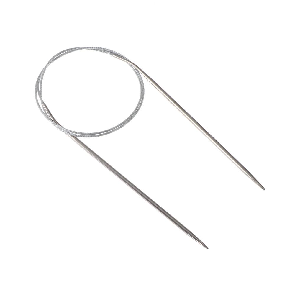 Edelstahl Rundstricknadel Handgefertigt Strickhäkelnadel Haushalt DIY Bastelartikel Handarbeitszubehör Nähnadeln