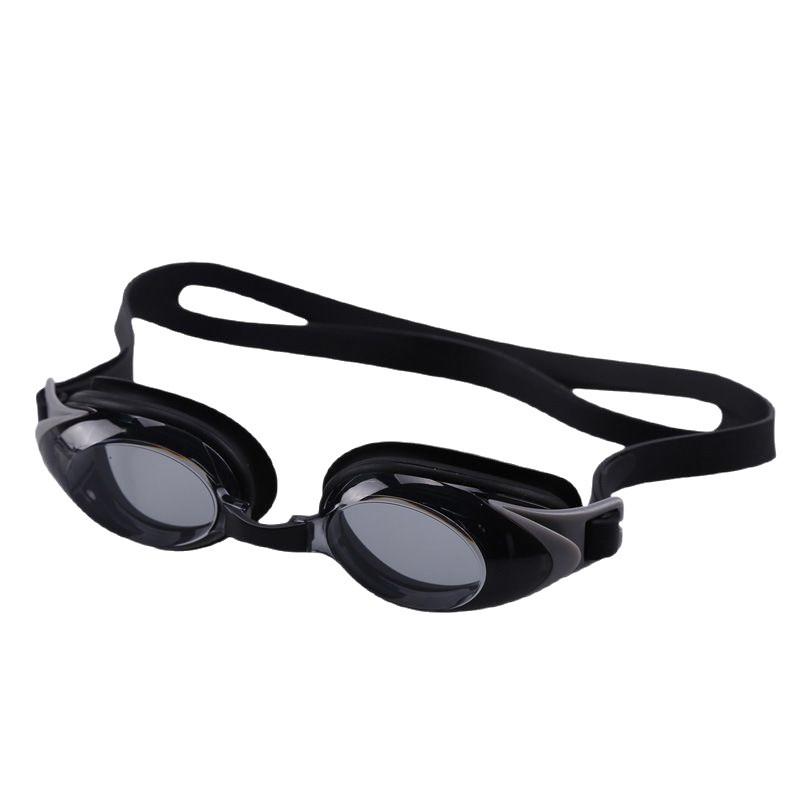 Prescription Swimming Goggles Myopia Waterproof Anti-Fog Outdoor Sports Adult Silicone Strap PC Lens