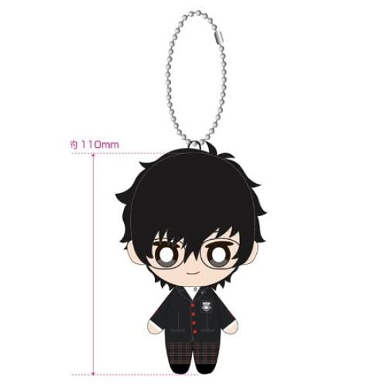Persona 5 Protagonist Ren Amamiya Joker Plush Keychain with Limited Edition Celebrate the 25th Anniversary of Persona The Royal and Official Authentic