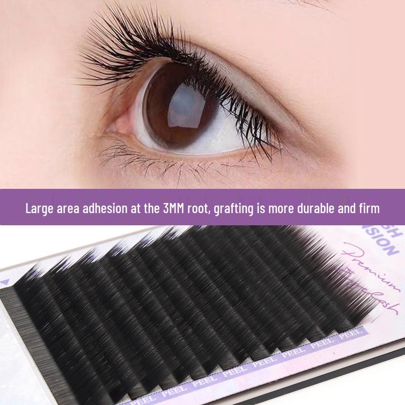 L-shaped Fox-eye 0.20 Super Soft LC Curl Eyelash Extensions