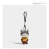Cute Plush Animal Keychain Bear Cat Pig Rabbit Bag Charm Car Keyring Women Fashion Accessories Birthday Gift