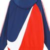 Nike Big Swoosh Half-Zip Hooded Jacket Men Outerwear Blue Red CV9168-451
