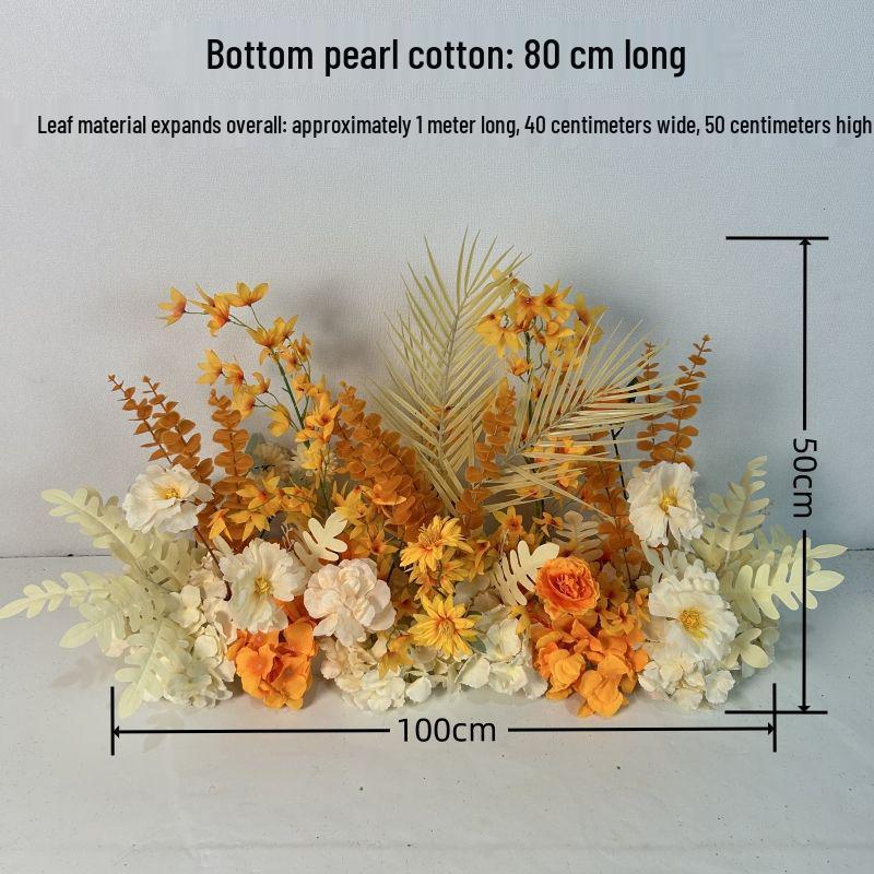 Svatební ulička ve stylu Mori - Řada květin - Umělá květinová dekorace pro T-pódium & Pozadí