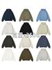 Men's Fleece Hoodie 350G Heavyweight Solid Color Oversized Pullover Fall Winter Streetwear