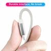 Car Charger Cable with Rainbow LED Light Show 1M Type C to USB Fast Charging for iPhone Samsung Huawei Xiaomi Phone Charging New 5