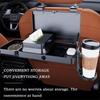 Multifunctional Car Backseat Organizer Foldable Backseat Food Tray Car Seat Tray Table  Auto Dining