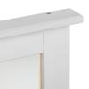 VIGO Mirror Antique White 55.5 x 5 x 70 cm Solid Pine Wood