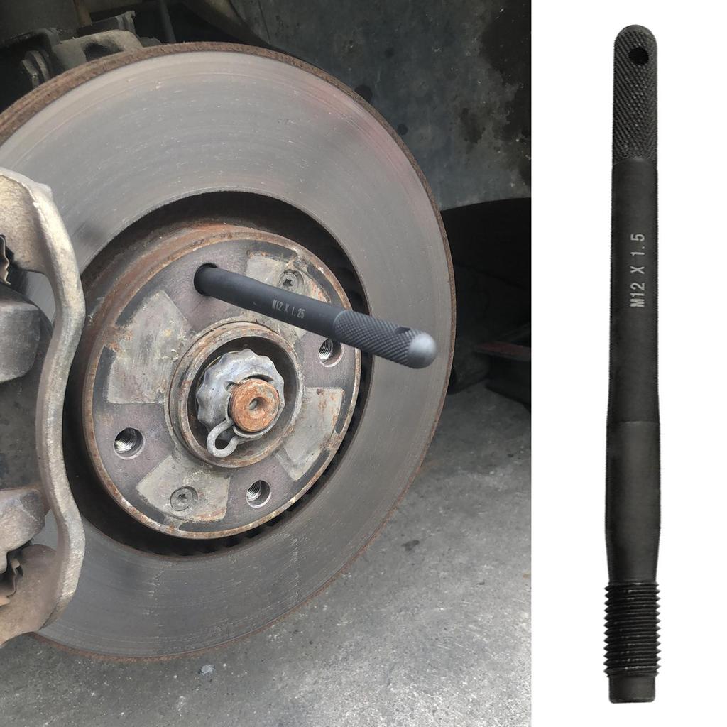 Black Steel Wheel Mounting Guide Bolt M14x1.25 Lug Stud Pilot Pin Automotive Mechanic Tool for Tire Hang and Wheel Cover