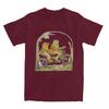 Kikker En Pad T-shirt Strandhuisje Core Vintage T-shirts Puur Katoen Trendy T-shirt Voor Mannen Korte Mouwen Casual T-shirts