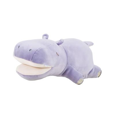 Livheart Mascot Premium Sleepy Animals Chewy Hippo (Total Length Approx. 11cm) Fluffy and Squishy 68843-71