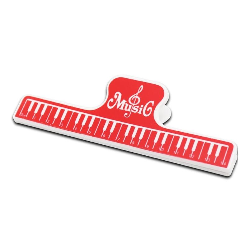 Music Score Fixed Clips Sheet Holder Replacement Plastic Piano Sheet Music Clip Piano Key Pattern Piano Sheet Music Clip