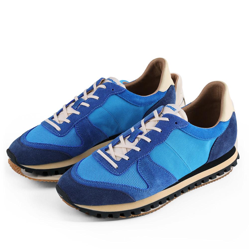 PANE Pace Nostalgia Model TIDES Gezeiten Dämpfung, Abriebfeste Niedrige Freizeitschuhe Unisex Blau PN5116BLU20B