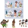 10pz Action Figure Giocattolo Bambole Moana Carine PVC Regalo per Bambini Per Gioco Creativo Decorazione