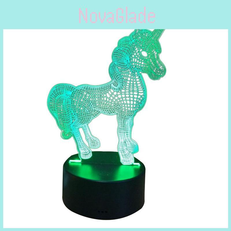 3d Led Acrylic Night Light Usb Touch Remote Control Atmosphere Lamp