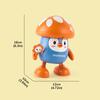 Non-Toxic Recording Tongue Talk Dance Mushroom Baby Electric Penguin With Music Llight Cartoon Doll Sound Light Children'S Education Toys
