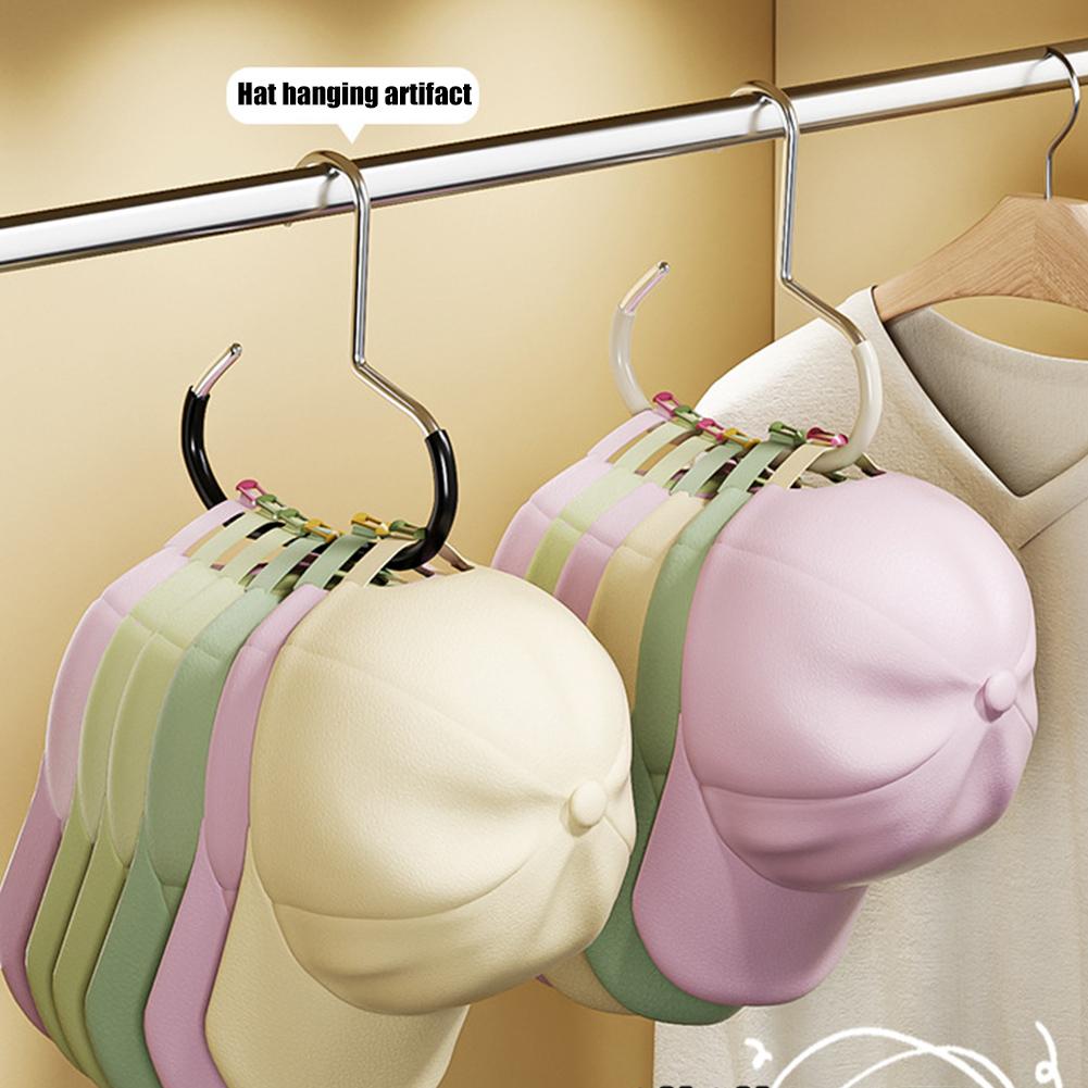1/5Pcs Baseball Hat Hook Hanger Storage Rack Handbag Home Large-capacity Circle Rack Hook Stora F0S2