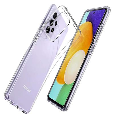 Hülle für Samsung Galaxy S24 S23 FE S22 ULTRA PLUS A52 A14 A32 A34 A13 A54 A53 5G A15 A25 A35 A55 Transparente Rückseite Weiches Silikon TPU Rückseitige Abdeckung Coque