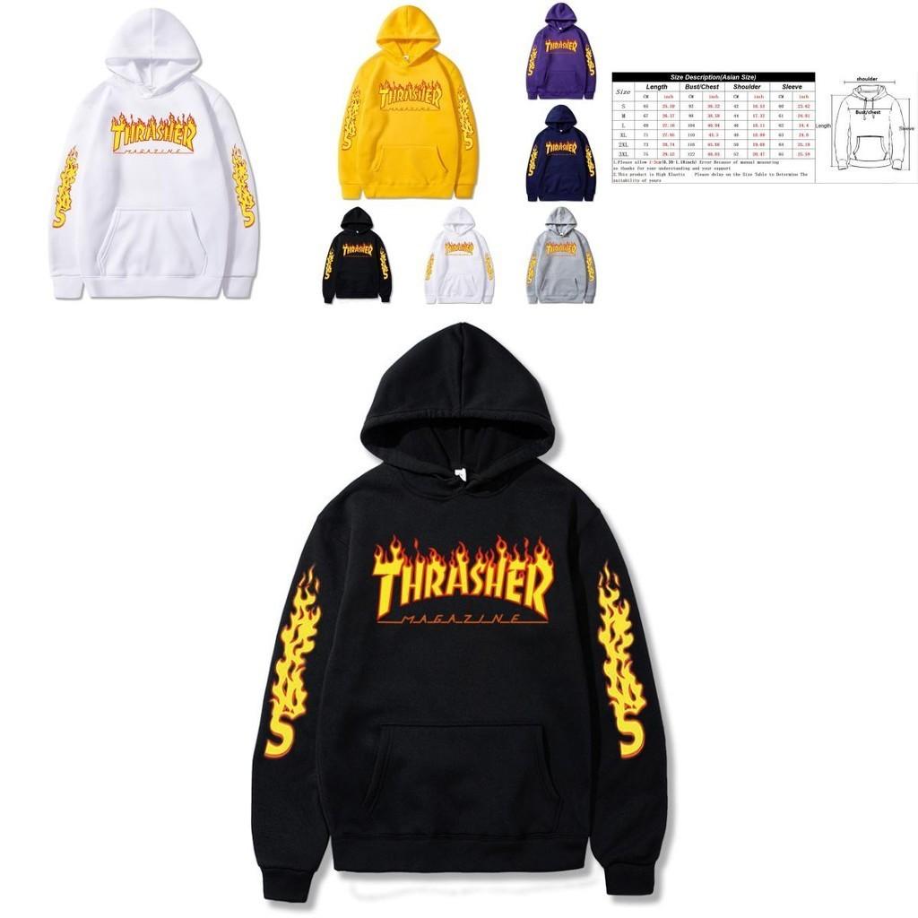 Felpa con cappuccio oversize stampa fiamme vestibilità larga casual per coppia