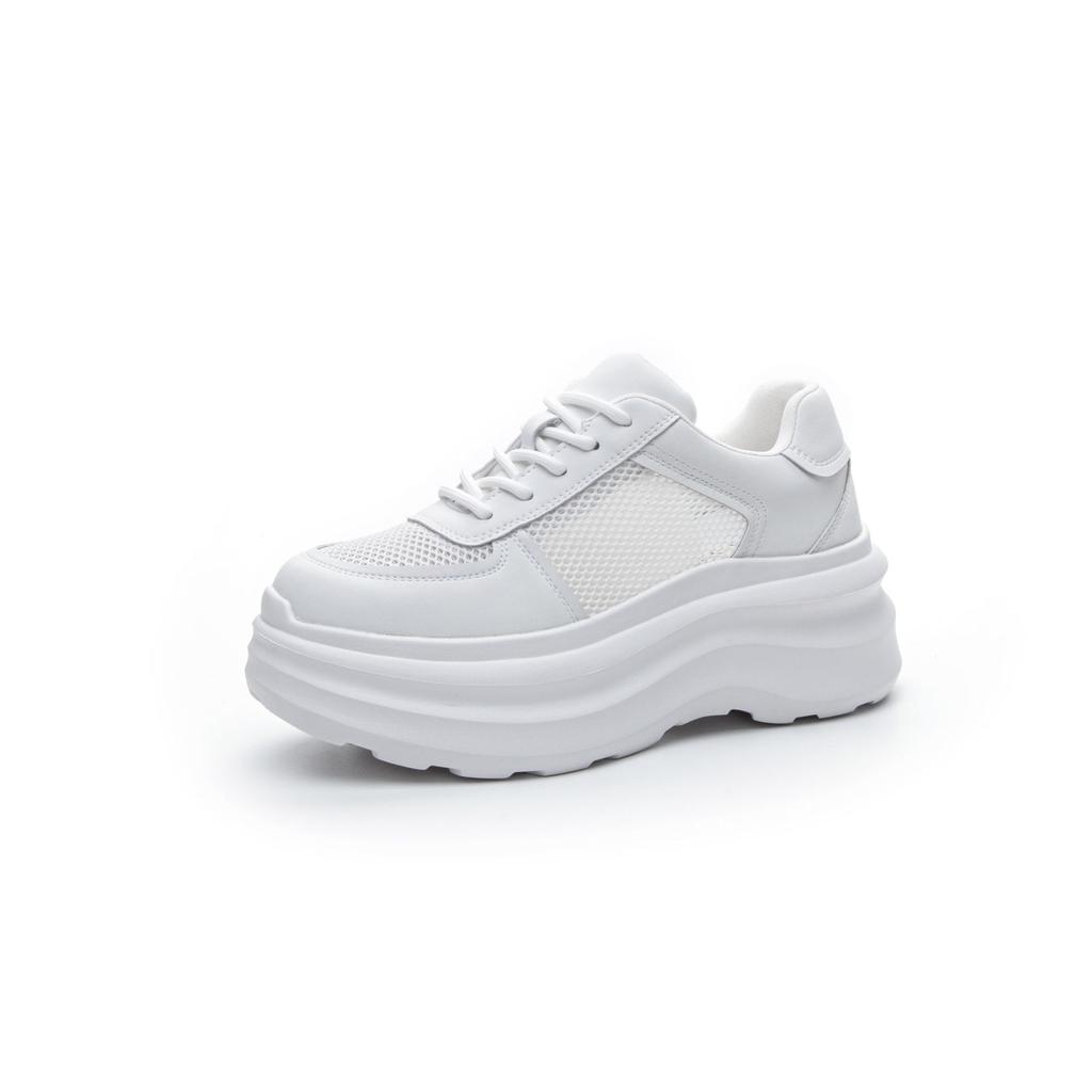 Customized leather platform white shoes women's cloud dream 25 spring new single net casual shoes sports shoes women's shoes children