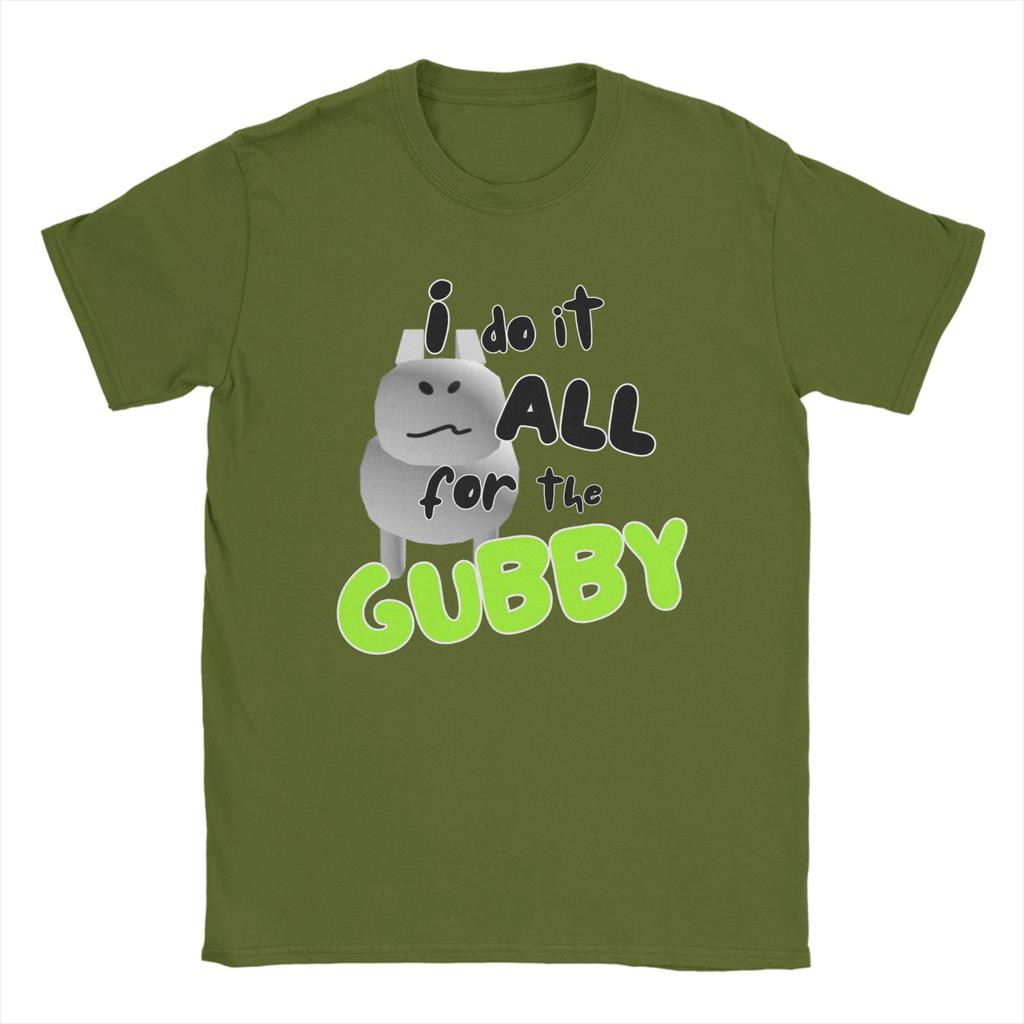 Leisure I Do It All For the Gubby Forsaken T-Shirts for Men Crew Neck Cotton T Shirt Short Sleeve Tee Shirt Classic Clothes