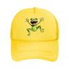 Funky Frog Print Baseball Cap  Soft Breathable Textile Hat Suitable for Outdoor Adventures Casual   Mesh Baseball Cap
