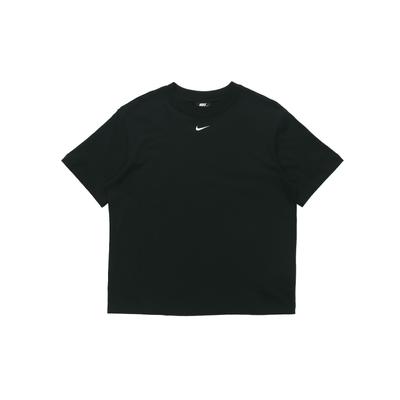 Sportswear Essentials T-shirt a maniche corte con logo ricamato da donna Top Nero CT2587-010