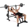 Banc de musculation réglable avec support pour squat et support pour dips
