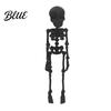 Poseable Skeleton Toy 3D Printed Refrigerator Magnet Figurine with Decoration Movable Joints Halloween Gothic Fridge Magnet