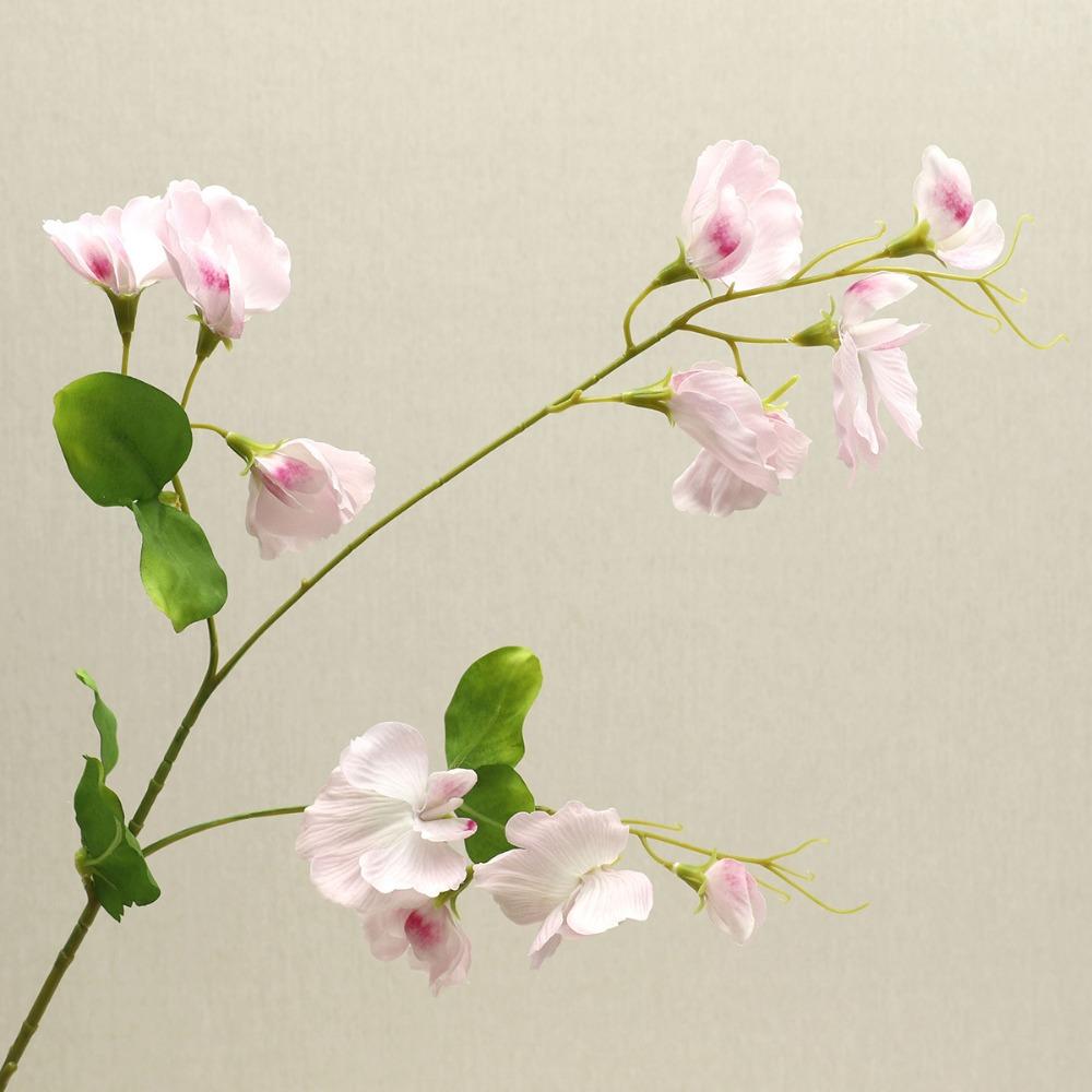 Faux Silk Fake Flowers Arrangement Long Stem Artificial Flowers  Photography Props