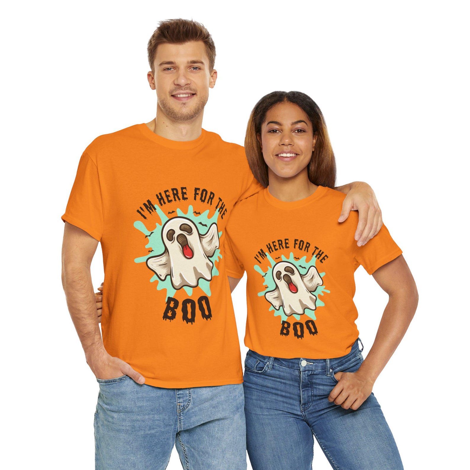 Boo Unisex Heavy Cotton Tee L