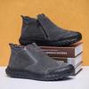 Men’s Winter Snow Boots: Trendy, Warm, Non-Slip, Plus Velvet, Thick Casual Cotton Shoes