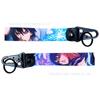 Naruto Uzumaki Sasuke Itachi Jiraiya Heat Transfer Leather Keychain with Eagle Beak Design