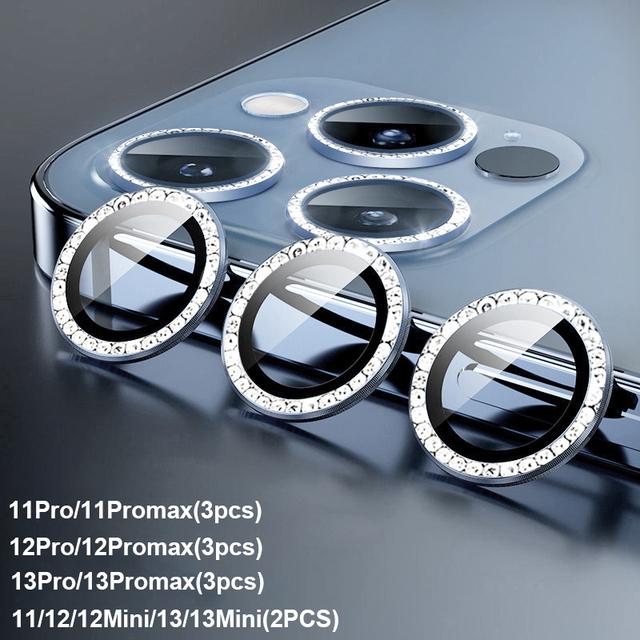 3-2PCS Camera Lens Protector for IPhone 16 15 13 11 12 14 Pro Max 9H Lens Glass for IPone 15 Pro Max 14 Plus 12 13 Mini Accessories