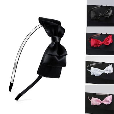 Fashion Women Girl Big Bowknot Hair Hoop Headband Clip Accessory Xmas Gift