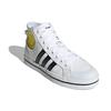 Adidas Neo Bravada Mid Smiley Durable Non-Slip Lightweight High-Top Skate Shoes Men Skate Shoes White Yellow Black G54949