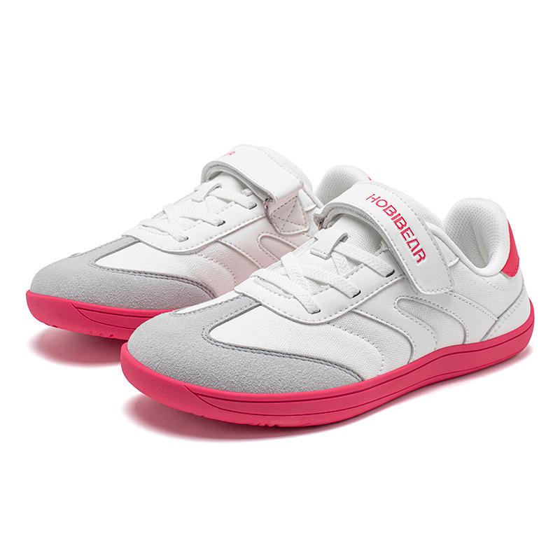 

HOBIBEAR Kids Wide Head Spring/Autumn Sports Shoes - Boys Campus German Training and Outdoor Shoes 37 белый/розы красного