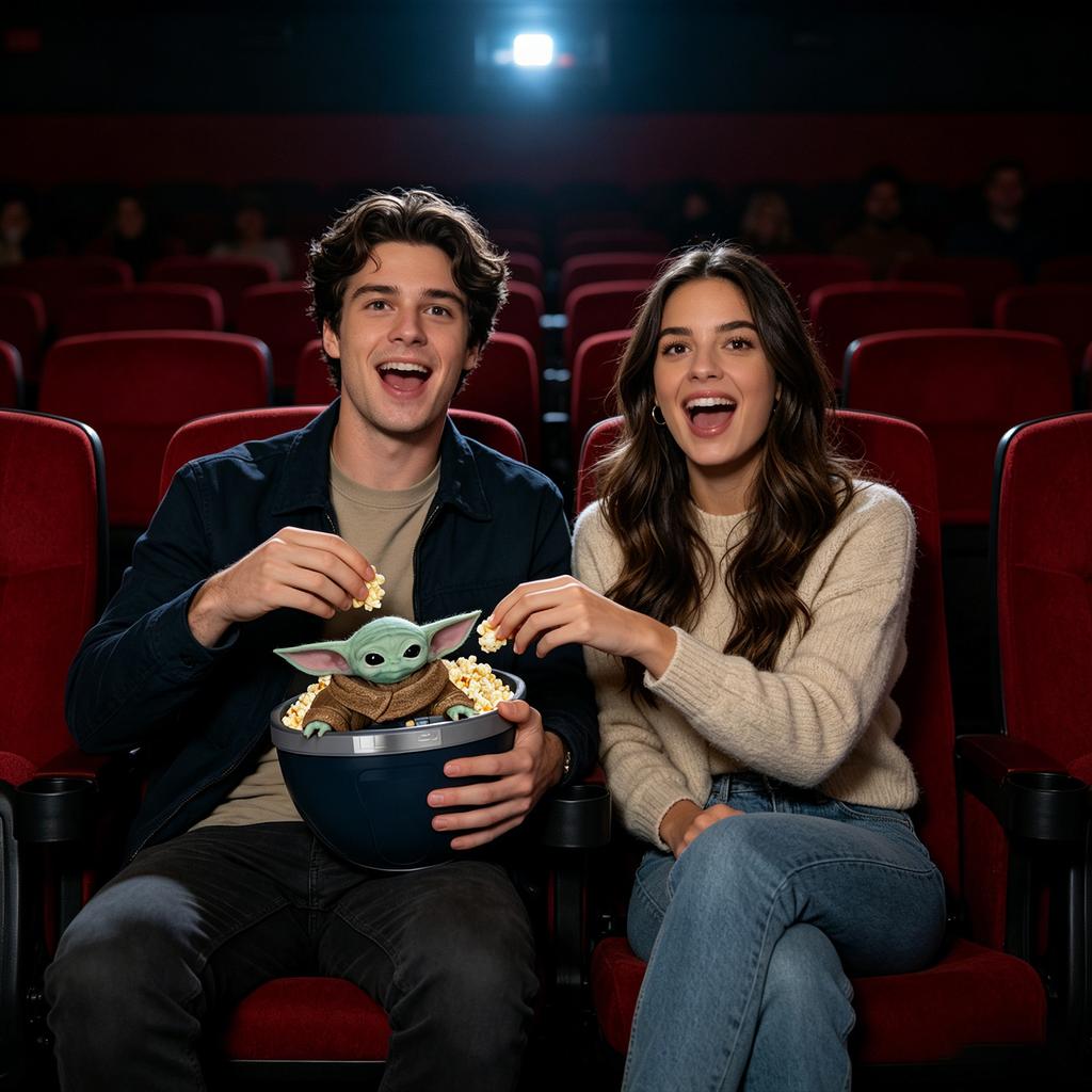 Seau à Popcorn Imprimé Dessin Animé de Film Décoration Quotidienne Seau Commémoratif Décoration Seau de Rangement