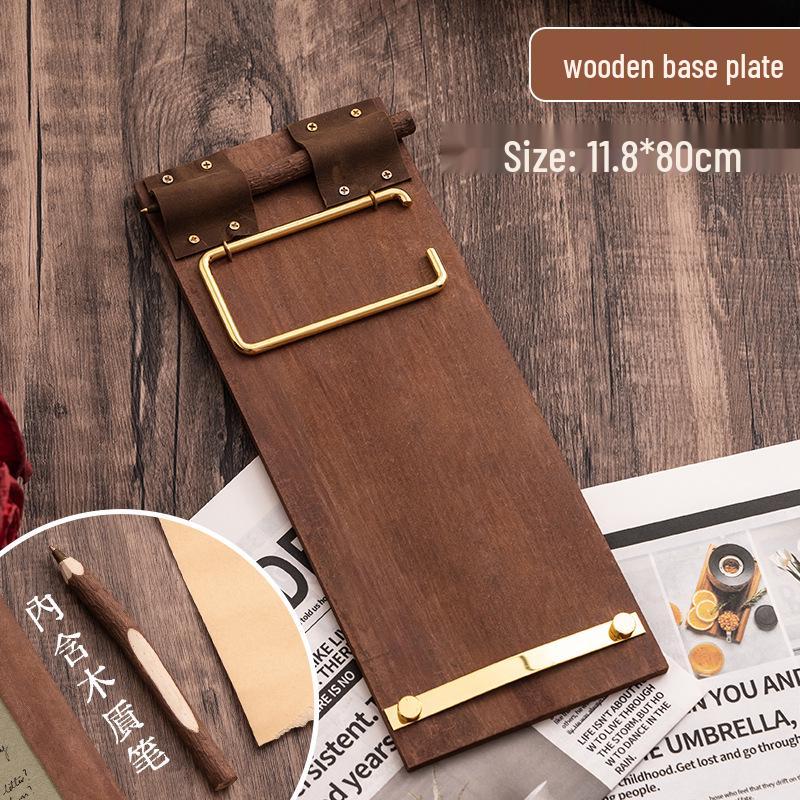 Vintage Hanging Memo Board with Tearable Paper Clips