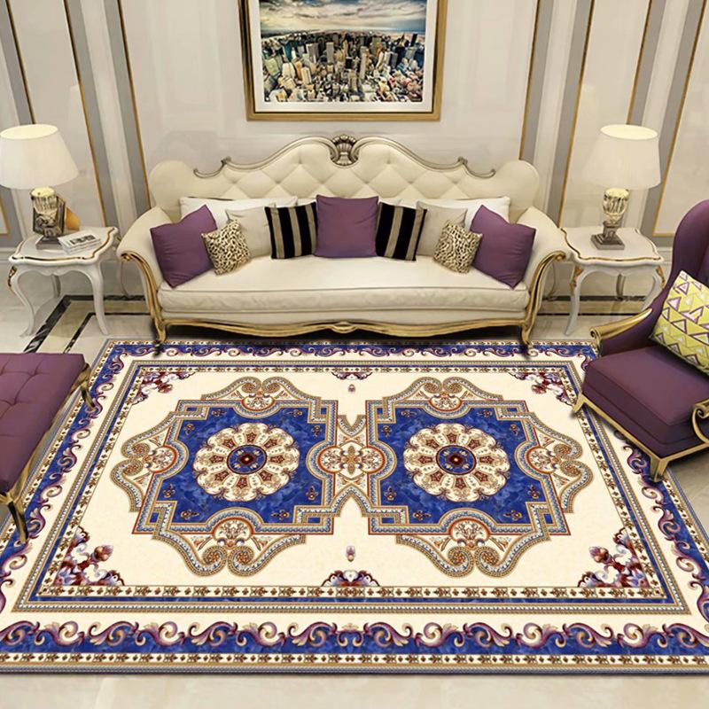 New Chinese Carpet Living Room Coffee Table Sofa Large Area Cushion Bedroom Study Bed Non-slip Blanket Modern Rectangular Carpet