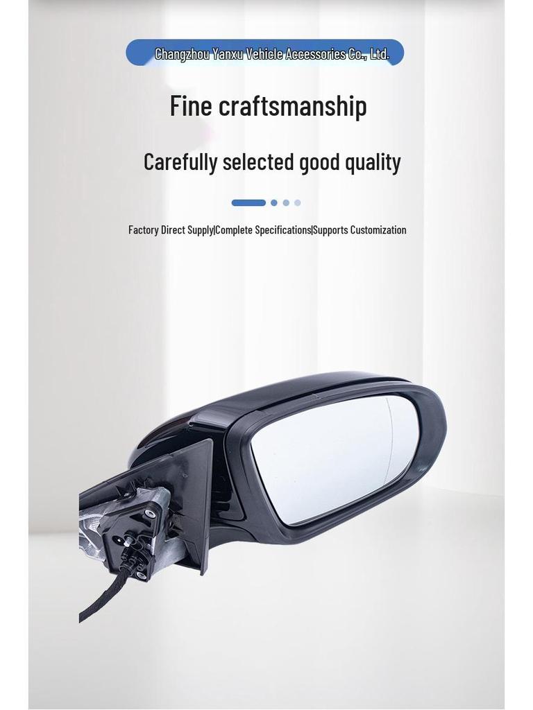 Mercedes-Benz GLB450 Rearview Mirror Assembly: Reflector, Lens & Shell
