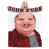 John Pork Is Calling Bedding Throws Warm Graphic Blanket  For Couch Chair Plane Travel Flannel Bedspread Bed Cover