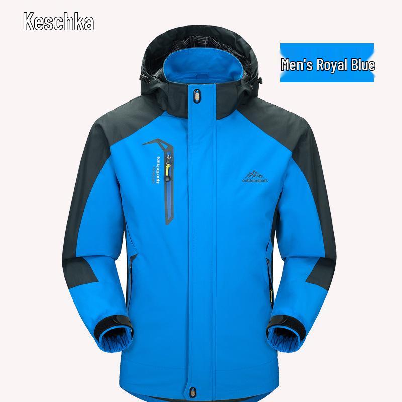 Unisex Outdoor Windproof Jacket - Single Layer, Lightweight, Waterproof Sportswear for Couples