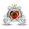 Copper Little Bear Car Red Series Charm Bead Fit Original Pan Bracelet Bangle High Quality Diy Jewelry For Womens