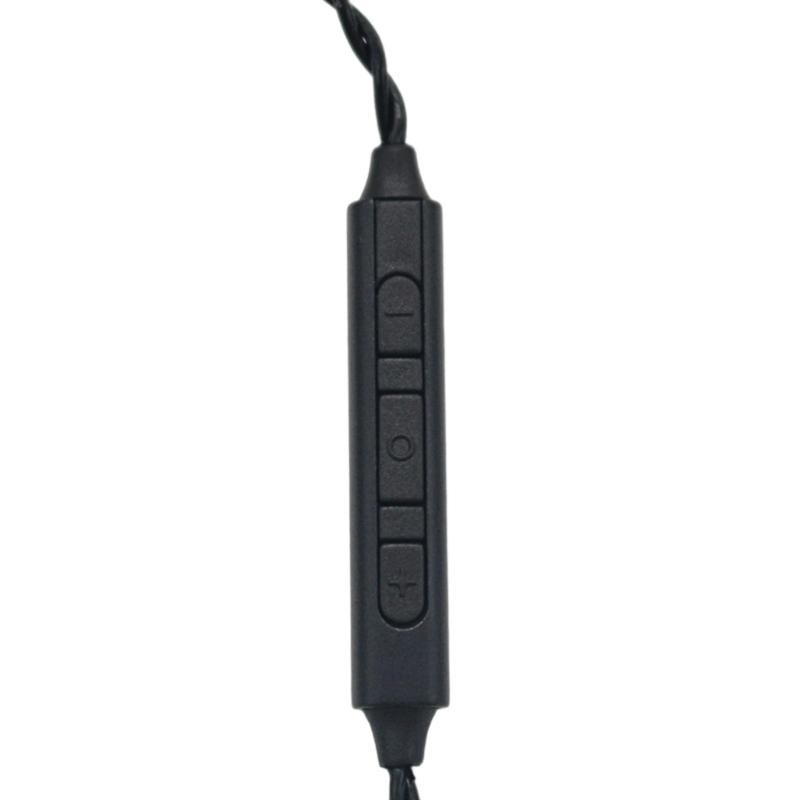 4Strand Braideds Headphone Cable With Triple Button Microphones MMCX Connectors for SE425 SE535 SE846 UE900