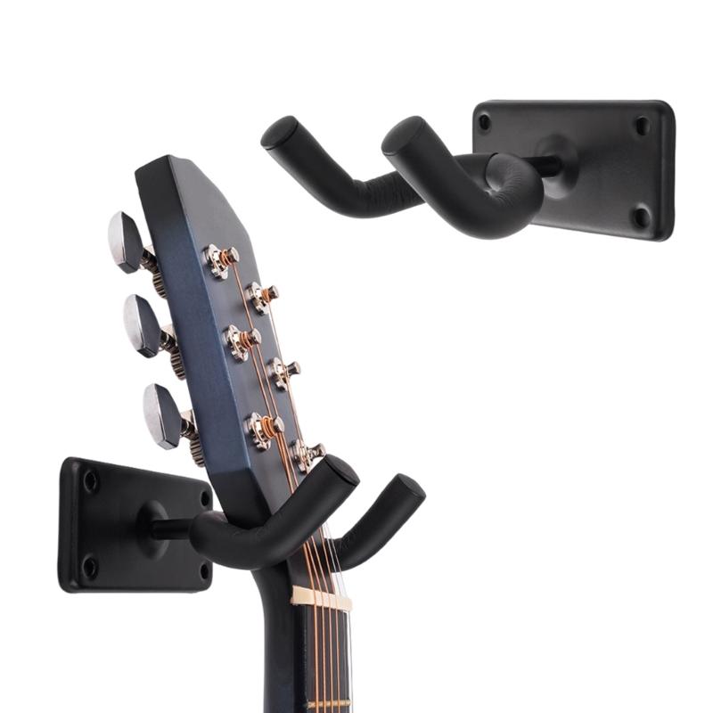 Guitar Wall Mount Hanger Acoustic Electric Basses Guitar Wall Hook Hanger for Neat Storage in Music Classrooms